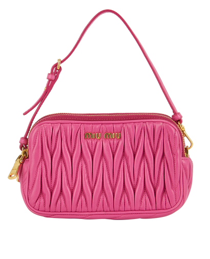 Matelasse Mini Pochette, front view